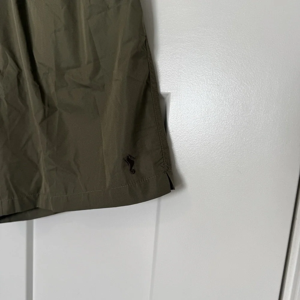 Kampos Swim Shorts‎ Long Olive NEW Mens Size Large Made in Italy NWT $224 Trunks